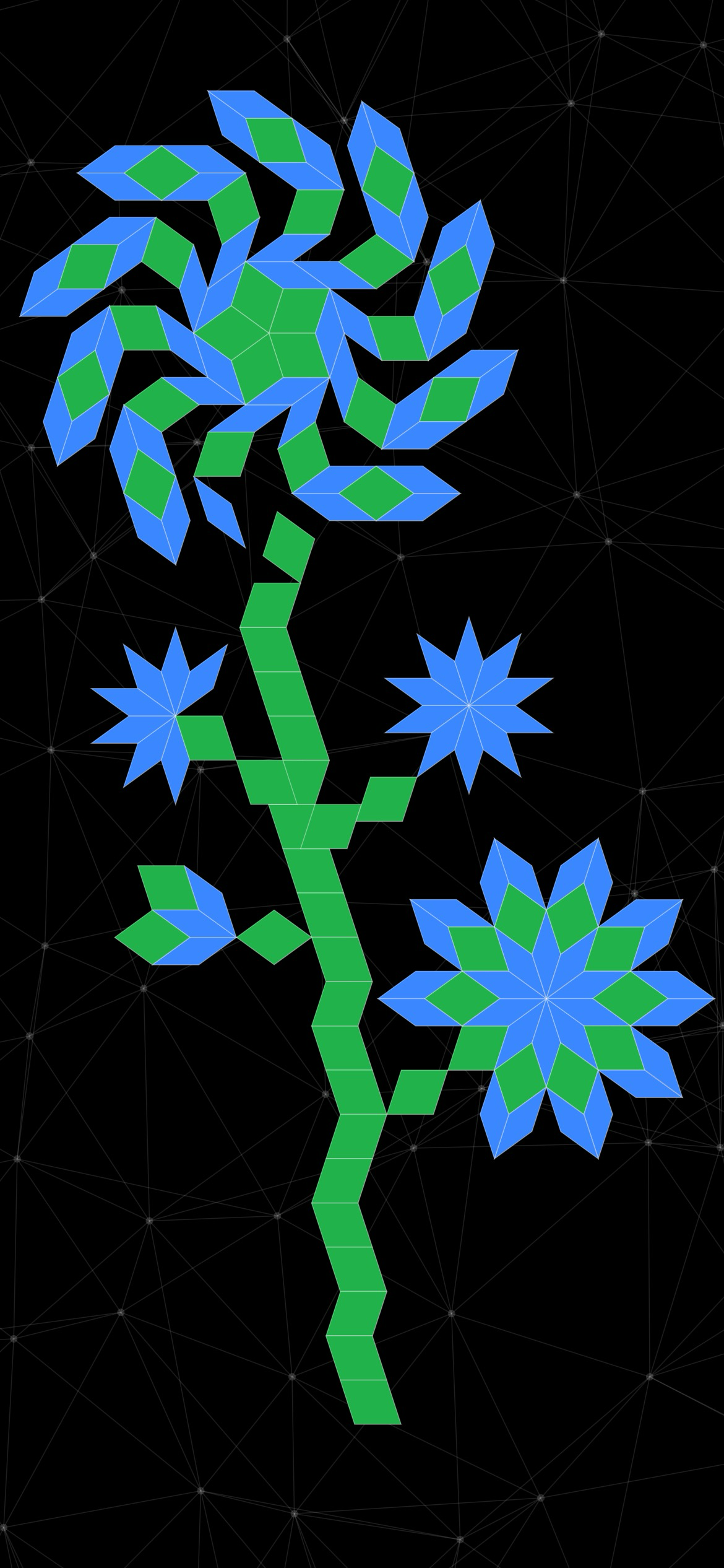 Penrose Tiles composition detail