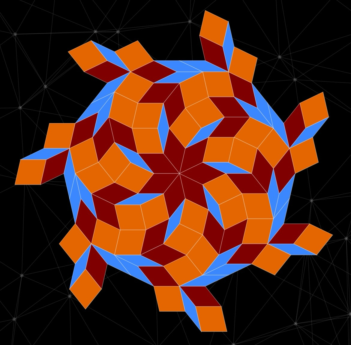 Rhombi Tiles screenshot